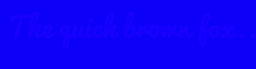 Image with Font Color 1800FF and Background Color 0C00F8